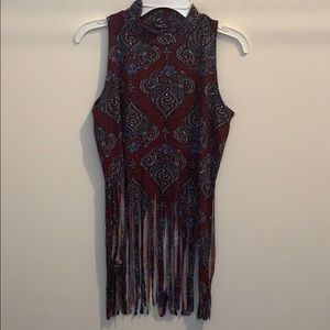 Fringe top from rue 21! Cute for a festival.